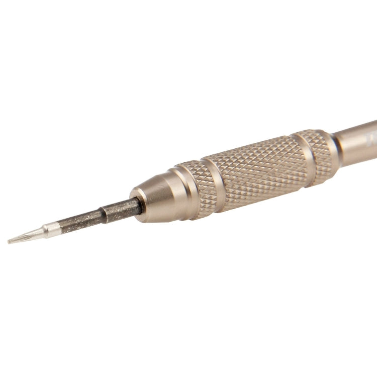 TELIJIA TE-897 Pentagonal 0.8*25mm Precision Metal Screwdriver, Overall Length: 11.8cm