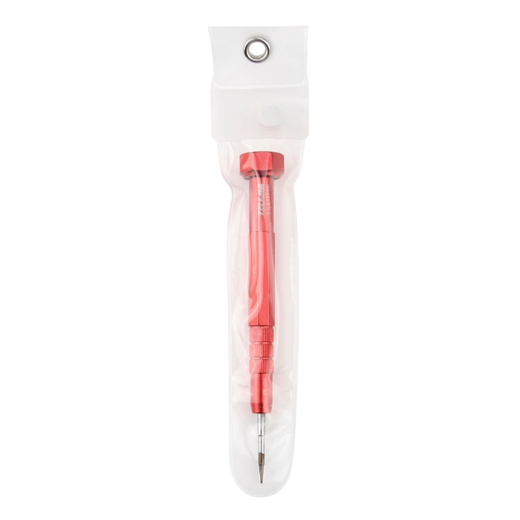TELIJIA TE-696 Pentagonal 0.8*25mm Precision Metal Screwdriver, Overall Length: 12.5cm