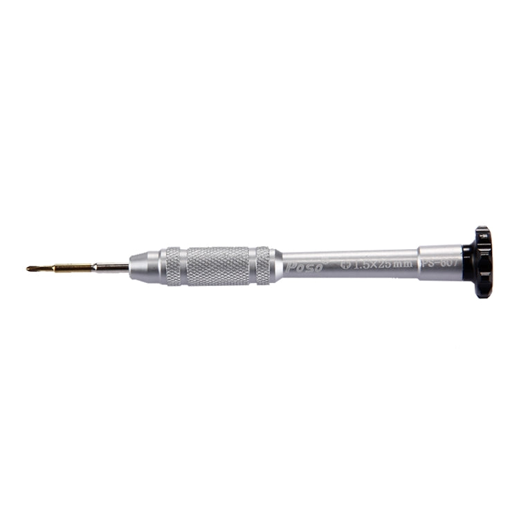 Poso PS-607 Cross 1.5*25mm Precision Metal Screwdriver, Overall Length: 11.8cm