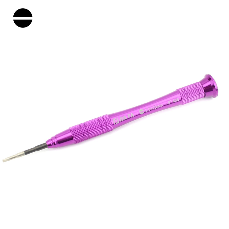 JIAFA JF-658-2.0 2.0 x 25mm Mobile Phone Repair Tool Slotted Screwdriver(Magenta)