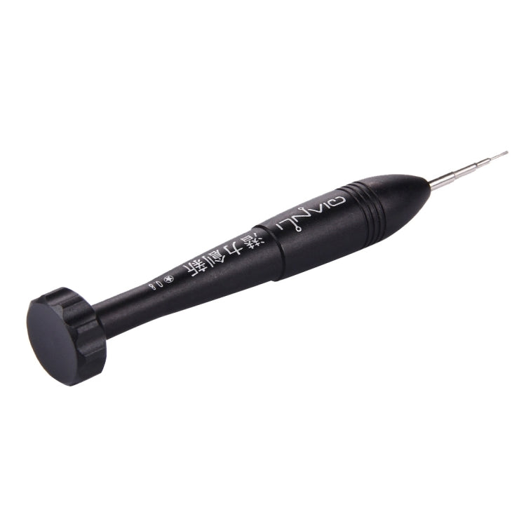 Professional Repair Tool Open Tool 0.8 x 25mm Pentacle Tip Socket Metal Screwdriver(Black)