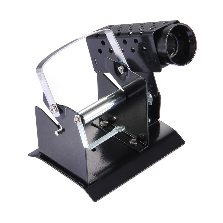Baogu Metal Soldering Iron Stand with Soldering Wire Holder(Black)