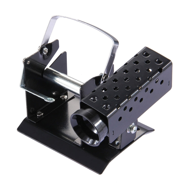 Baogu Metal Soldering Iron Stand with Soldering Wire Holder(Black)
