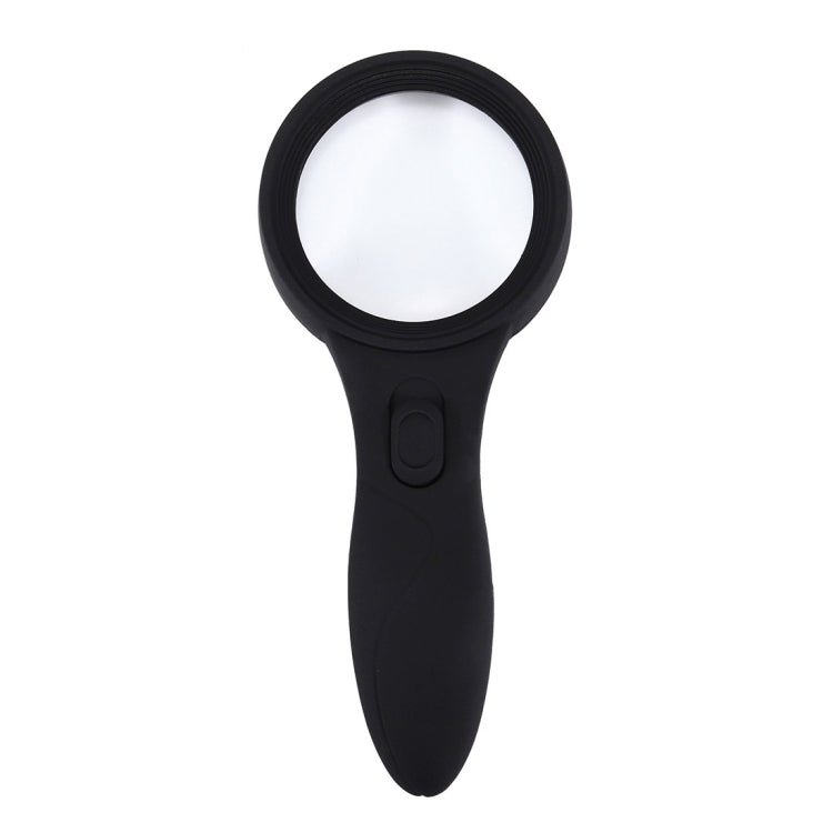 600559 4X Visual Magnifier with LED Light for Tablet & Mobile Phone Repair / Aid / Seniors, with Currency Detecting Function(Black)