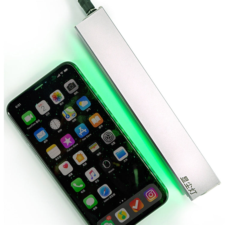 Show Dust Lamp LCD screen Repair Dust Lamp Fingerprint Scratch Screen Changer Dust Display Lamp For Phone Mobile Green LED