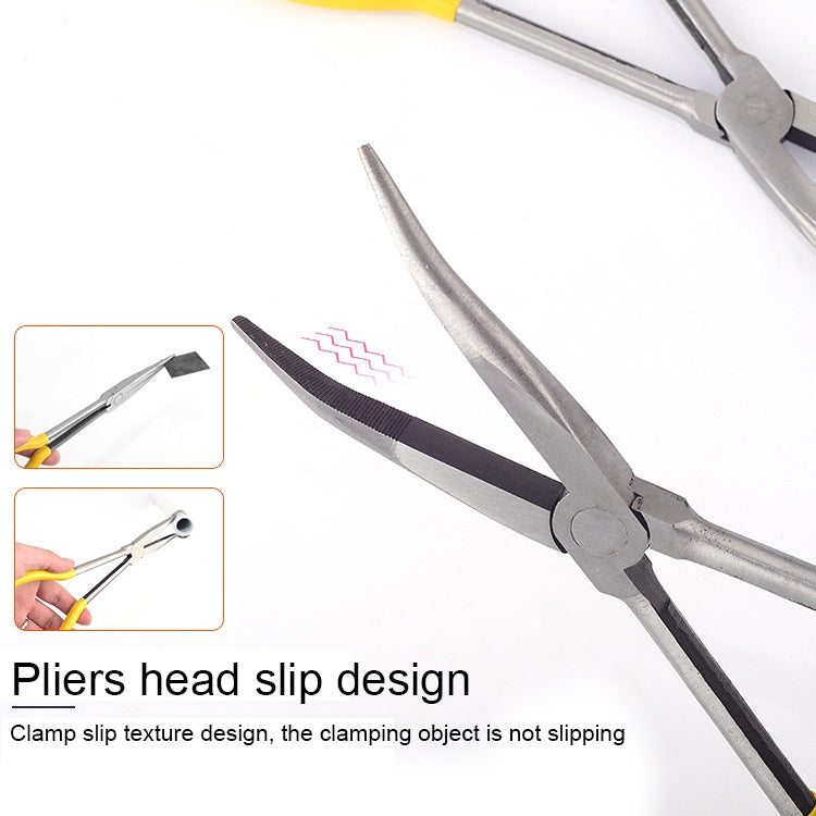 11 Inch Multi-function 90 Degree Bending Needle-nosed Pliers Hand Tool