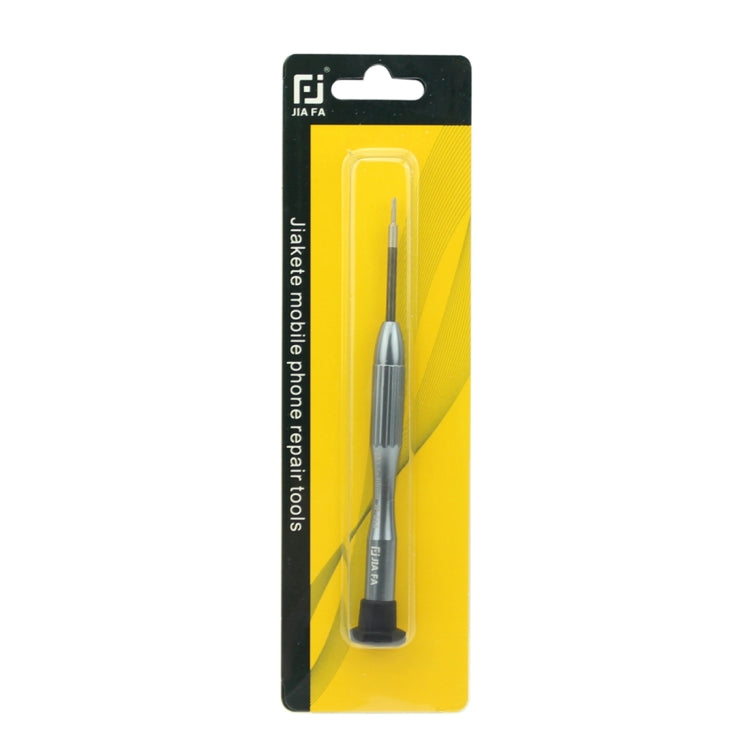 JIAFA JF-610-2.5 Hollow Cross Tip 2.5 x 40mm Middle Bezel Repair Screwdriver (Silver)