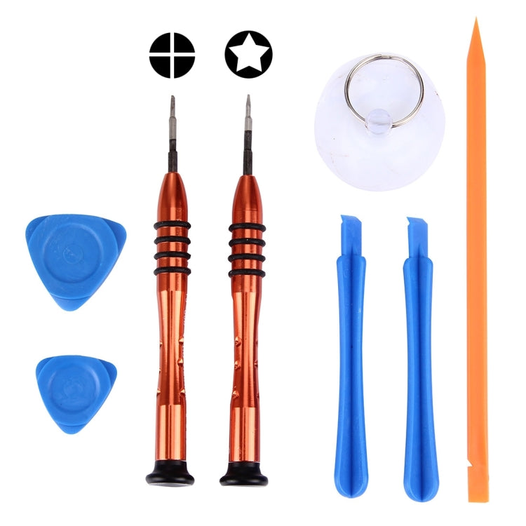 Poso PS-106 8 in 1 Screwdriver Repair Open Tool Kit for iPhone 6 / SE / 5s & 5c & 5 / 4s & 4