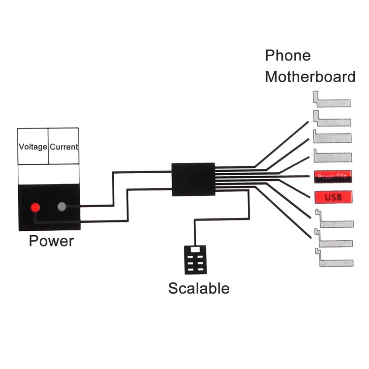 Professional Phone Service Dedicated Power Cable + Battery Activation Charge Board for iPhone 7 & 7 Plus & 6s & 6s Plus