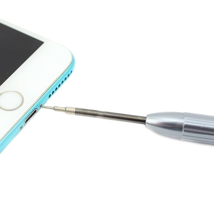 JIAFA JF-610-0.8 Pentalobe 0.8 Screwdriver for iPhone Charging Port Screws (Grey)