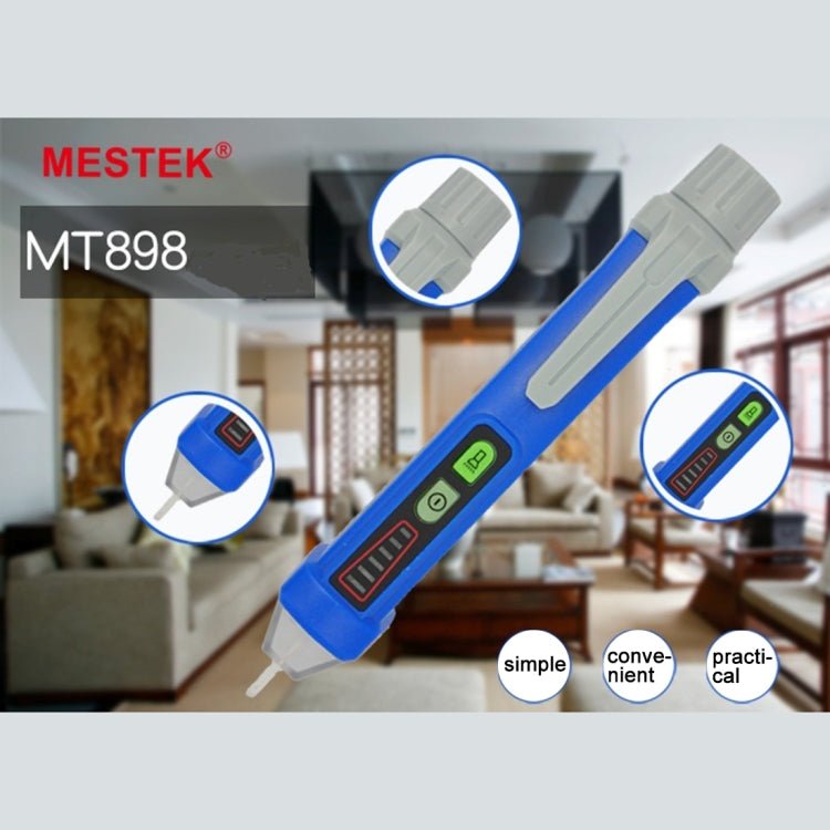 MESTEK MT898 Non-contact 12V-1000V Professional Pen style AC Voltage Detector Tester Meter