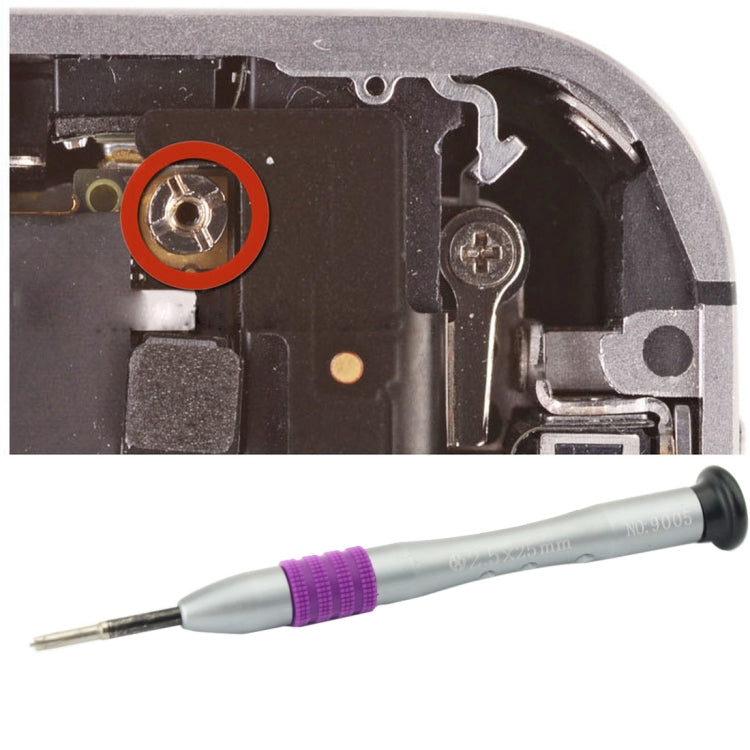 Professional Middle Bezel Repair Tool Open Tool 2.5 x 25mm Hollow Cross Tip Socket Screwdriver