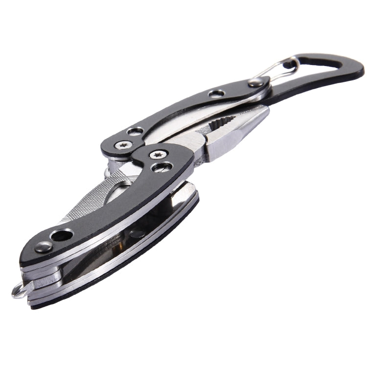 5 in 1 Multi Function Foldable Portable Plier Tool (Black)
