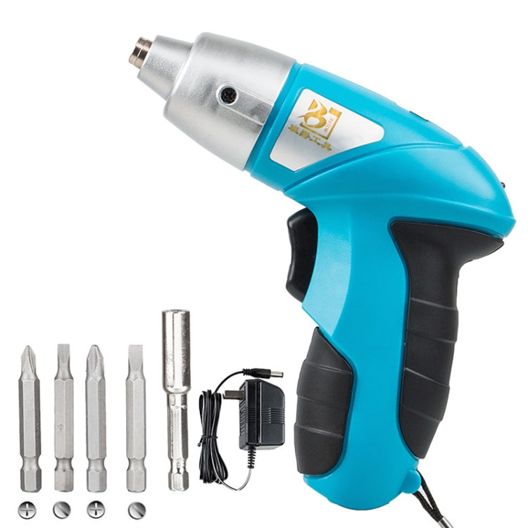 3.6V Electric Household Mini Screwdriver Drill Riveting Adapter Tool with LED Light