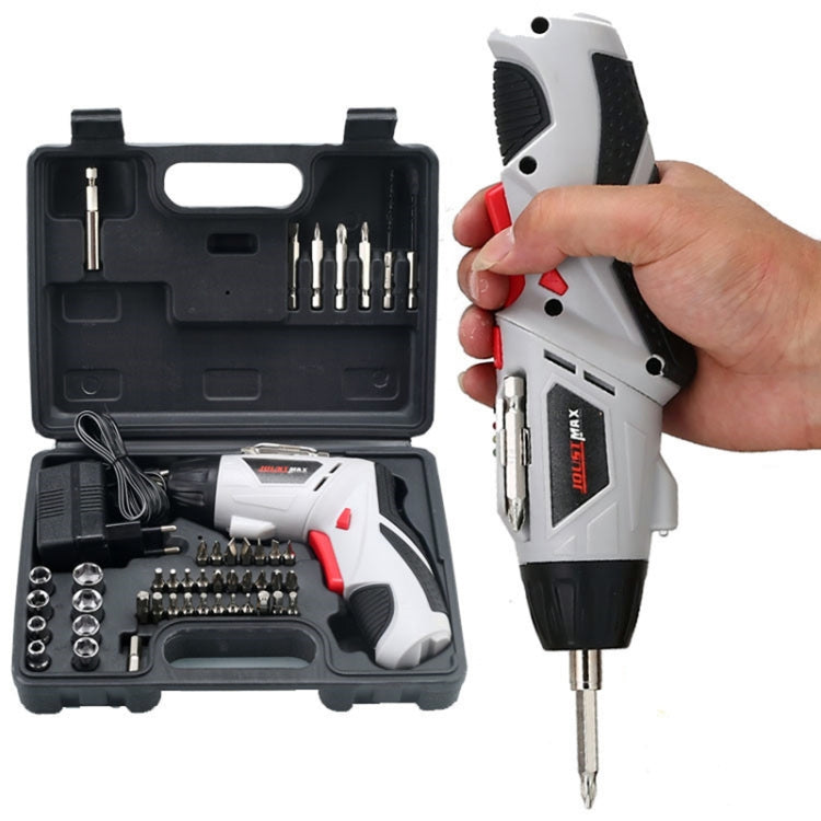 4.8V Multi-functional Household Electric Screwdriver Electric Drill Electric Screwdriver Set EU Plug