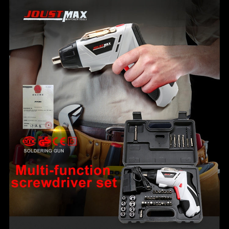 4.8V Multi-functional Household Electric Screwdriver Electric Drill Electric Screwdriver Set EU Plug