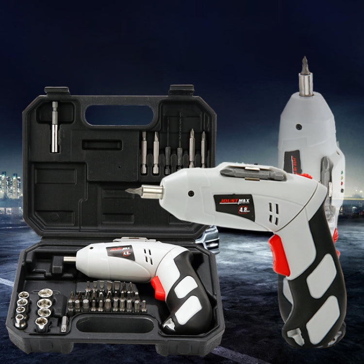 4.8V Multi-functional Household Electric Screwdriver Electric Drill Electric Screwdriver Set EU Plug