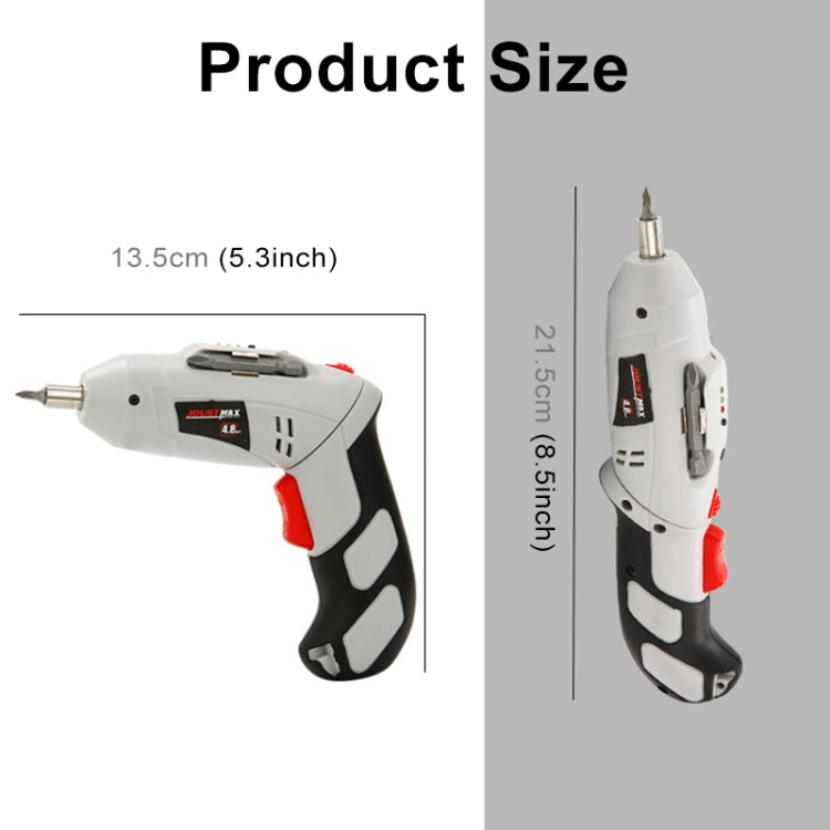 4.8V Multi-functional Household Electric Screwdriver Electric Drill Electric Screwdriver Set EU Plug