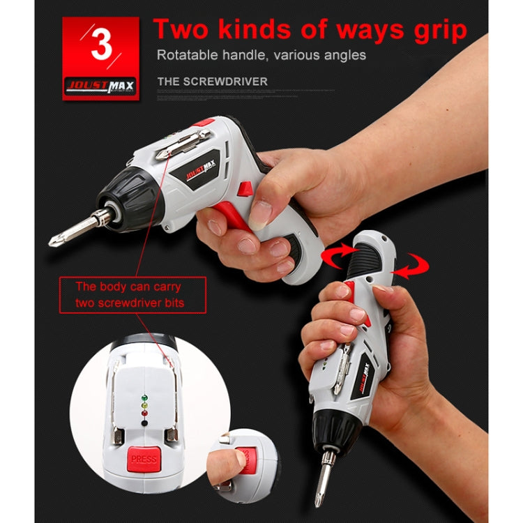 4.8V Multi-functional Household Electric Screwdriver Electric Drill Electric Screwdriver Set EU Plug