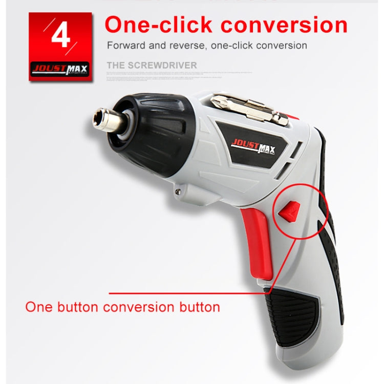 4.8V Multi-functional Household Electric Screwdriver Electric Drill Electric Screwdriver Set EU Plug
