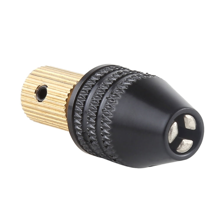 WLXY DIY003 0.5-3mm Mini Electric Grinder Drill Chuck Drill Shaft with Wrench, 2.35mm Inner Hole
