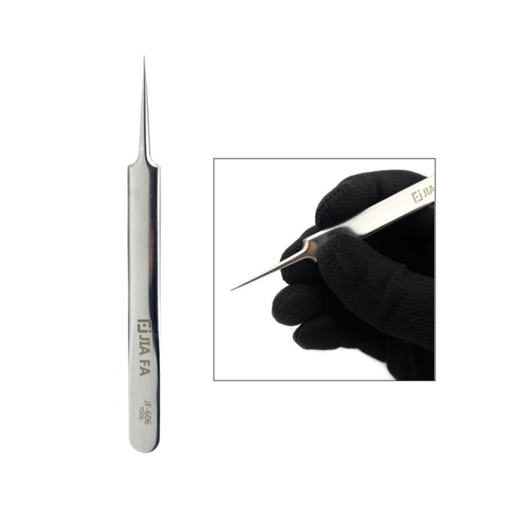 JIAFA JF-606 Stainless Steel Straight Tip Tweezers