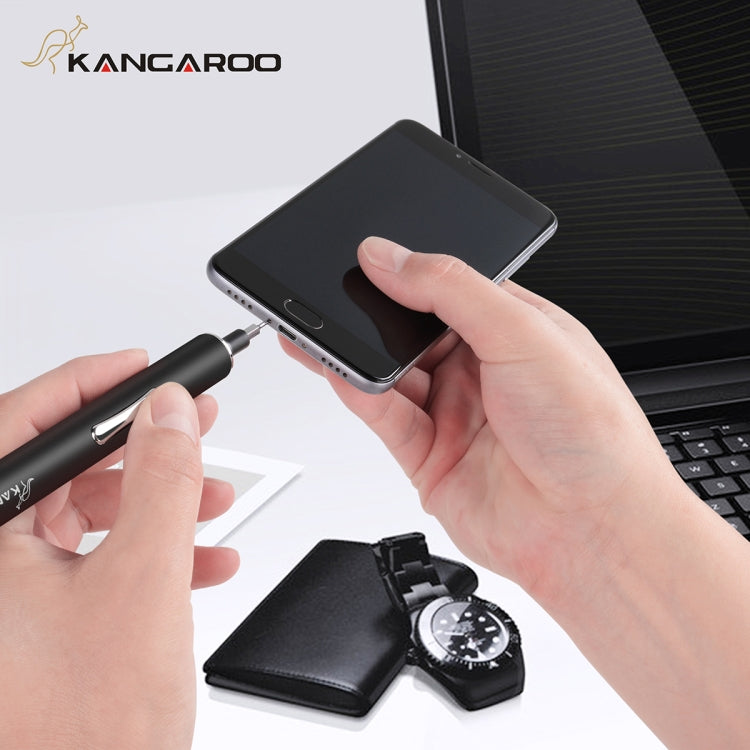 KANGAROO TS1 Smart Hand Pen Screwdriver Kits 15 in 1 Precision Bits Repair Tool for Phones, Tablets, Laptops, Glasses(Black)