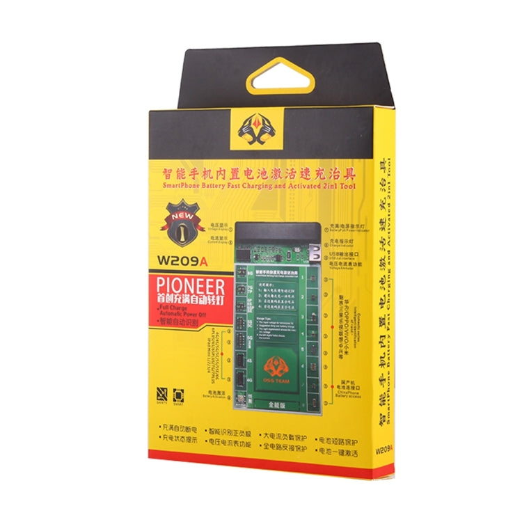 W209A Professional Battery Activation Fast Charge Board for iPhone, Samsung, Huawei, Xiaomi, Oppo, Vivo & Android Smartphones