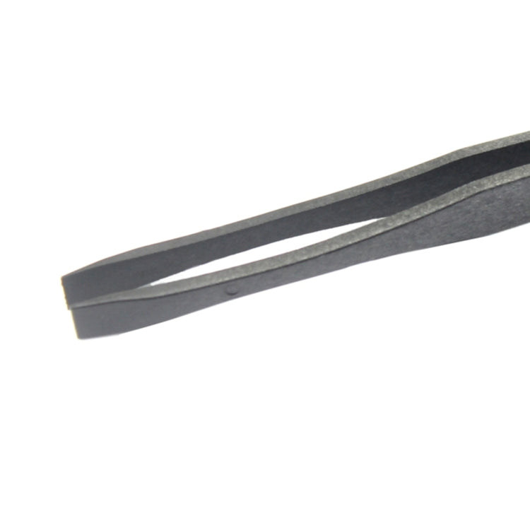 JF-S15 Anti-static Carbon Fiber Straight Tip Tweezers(Black)