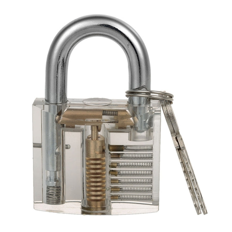 18 in 1 Picks and Transparent Padlock Locksmith Training Tool Set