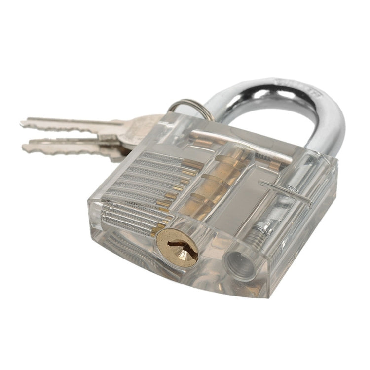18 in 1 Picks and Transparent Padlock Locksmith Training Tool Set