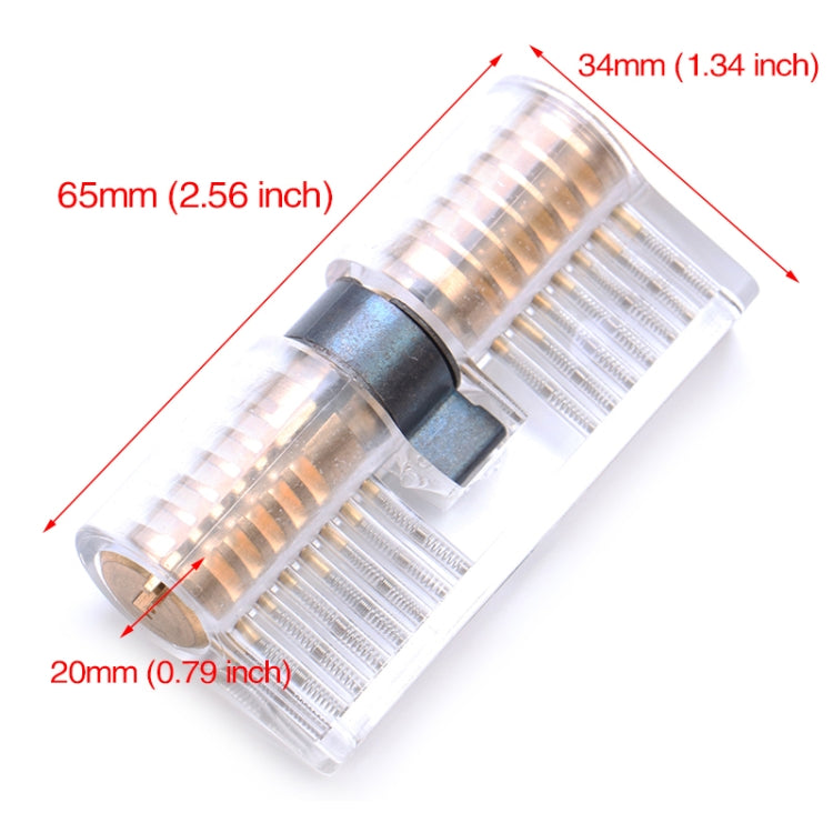 3 in 1 Picks and Transparent Lock Locksmith Training Tool Set