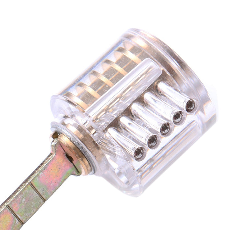Transparent Locksmith Locks Cutaway Training Skill Professional Visible Practice Padlock Copper Lock Pick Tools Hardware
