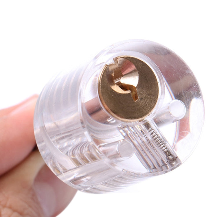 Transparent Locksmith Locks Cutaway Training Skill Professional Visible Practice Padlock Copper Lock Pick Tools Hardware