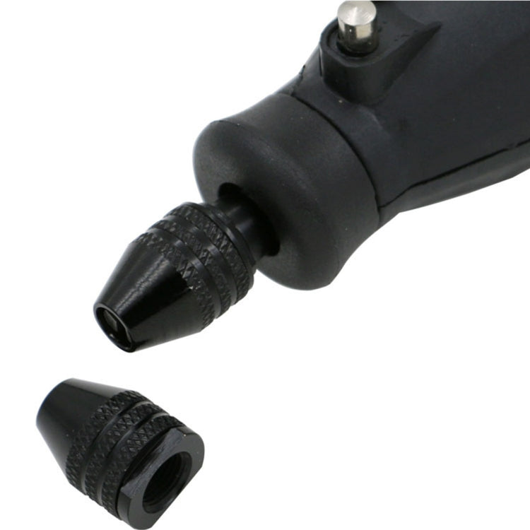 Electric Grinder M8 x 0.75mm 0.3-3.2mm Keyless Rotary Tool Three-jaw Chuck(Long)