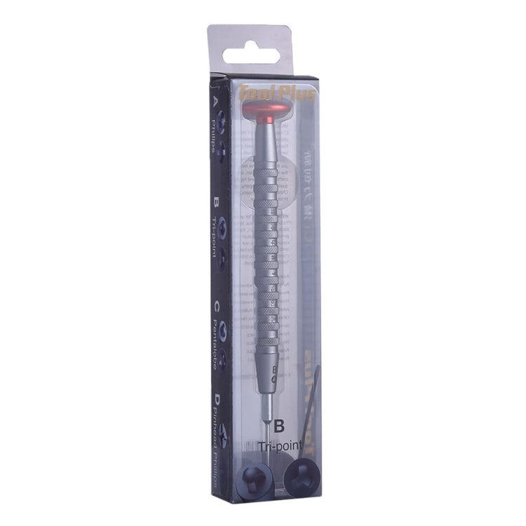 Metal Mobile Phone / Watch Repair Tool Tri-point 0.6 Screwdriver
