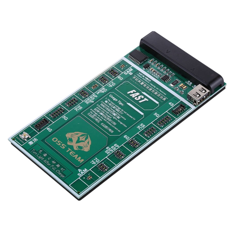 W208A+ Smartphone Battery Fast Charging and Activated Board 2 in 1 Tool for iPhone X & 8 Plus & 8 & 7 Plus & 6s Plus & 6s & 6 Plus & 6 & 5C & 5SE & 5S & 5 & 4S & 4