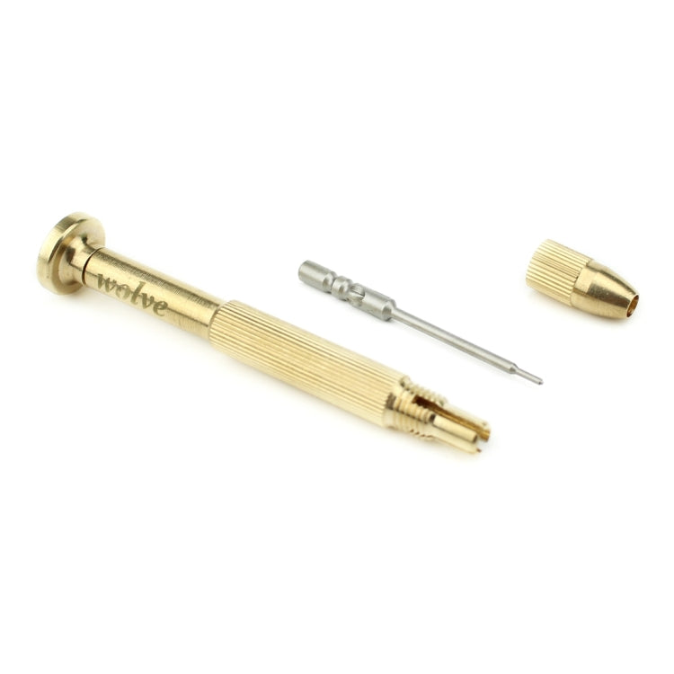 wolve-800-Y Tri-point 0.6 High-strength Repair Screwdriver for iPhone 7 & 7 Plus & Apple Watch(Gold)