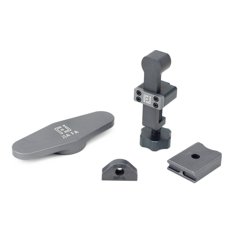 JIAFA JF-866 16 in 1 Aluminium Alloy Back Cover Correction Repair Tool Set for iPhone / iPad(Grey)