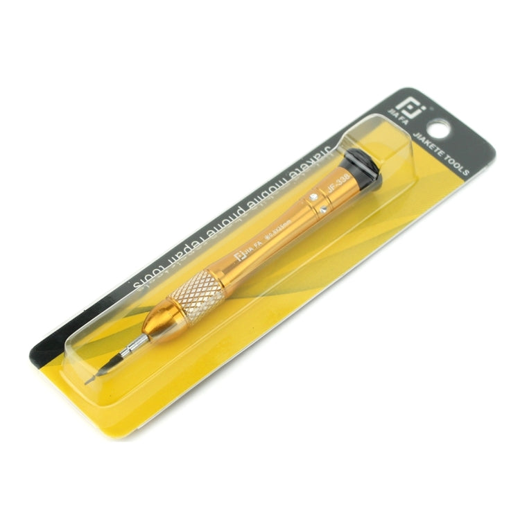 JIAFA JF-338-Y Tri-point 0.6 Repair Screwdriver for iPhone 7 & 7 Plus & Apple Watch