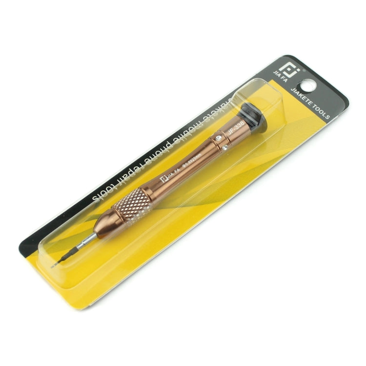 JIAFA JF-338-Y Tri-point 0.6 Repair Screwdriver for iPhone 7 & 7 Plus & Apple Watch