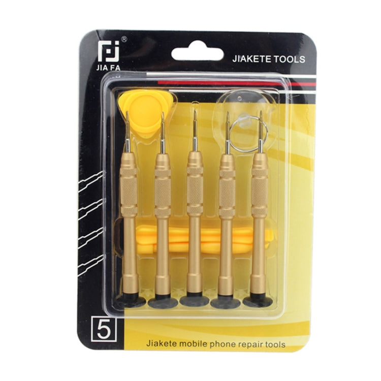 JF-8140 10 in 1 Metal + Plastic iPhone Dedicated Disassemble Repair Tool Kit