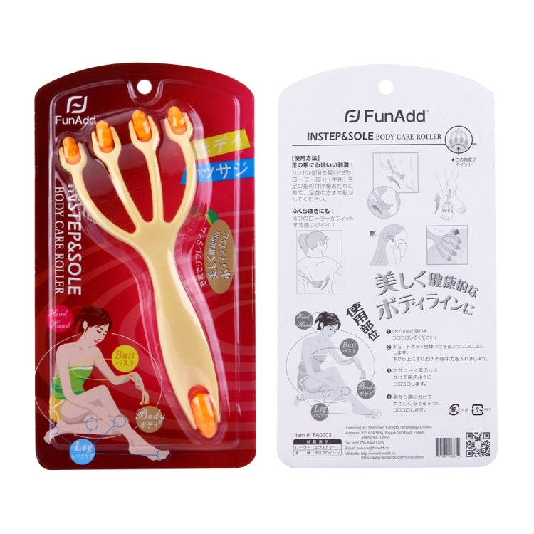 FunAdd Handheld Four Claws Body Slimming Roller SPA Massager