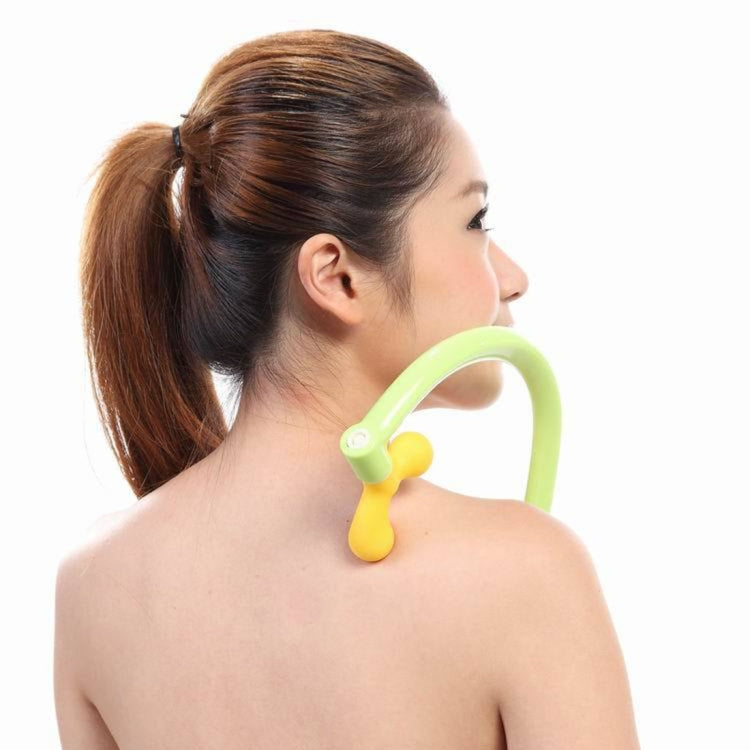 FunAdd Adjustable Shoulder Back Acupuncture Point Massager(Green)