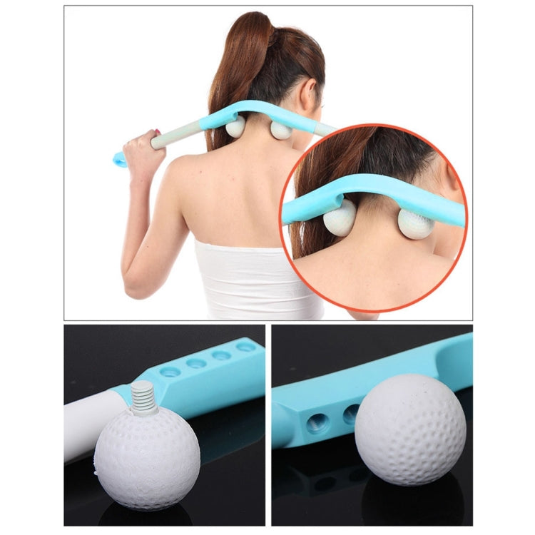 FunAdd Multi-Functional Full Body Neck Shoulder Waist Back Leg Roller Ball Massager Stick, Random Color Delivery