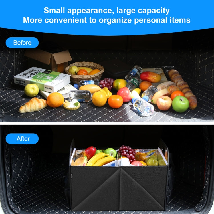 FunAdd Foldable Storage Fresh Box Vehicle Trunk Organizer Bag Transportation Fresh-keeping Box  - Black