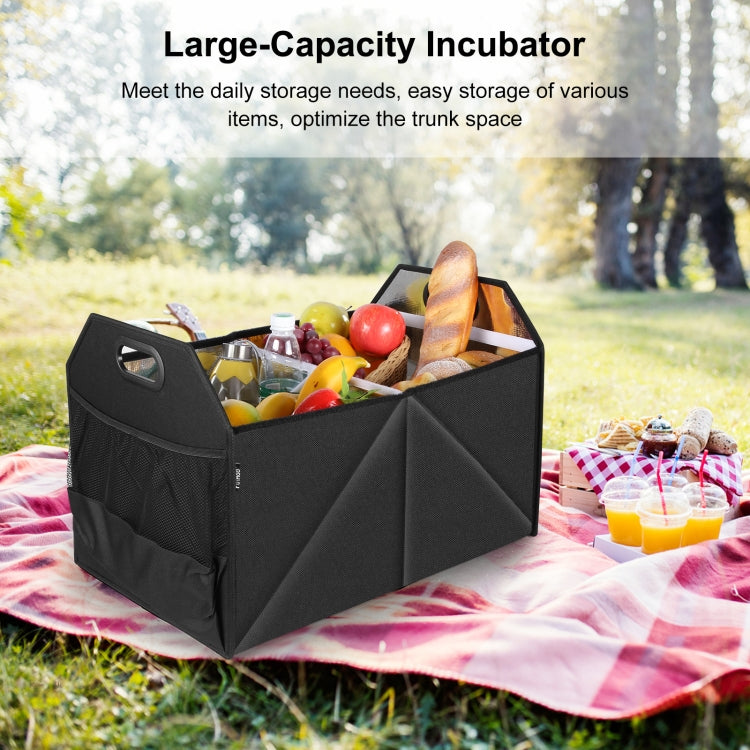 FunAdd Foldable Storage Fresh Box Vehicle Trunk Organizer Bag Transportation Fresh-keeping Box  - Black