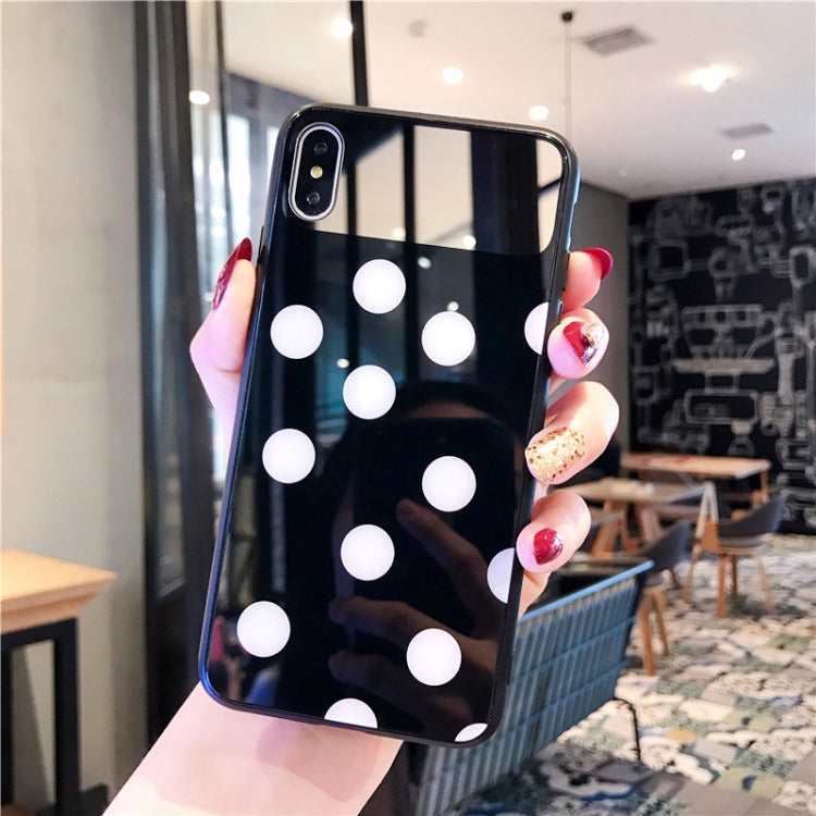 For iPhone XR Glass Protective Case