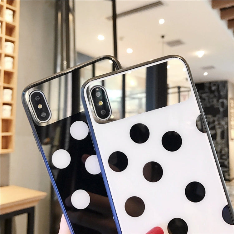 For iPhone XR Glass Protective Case