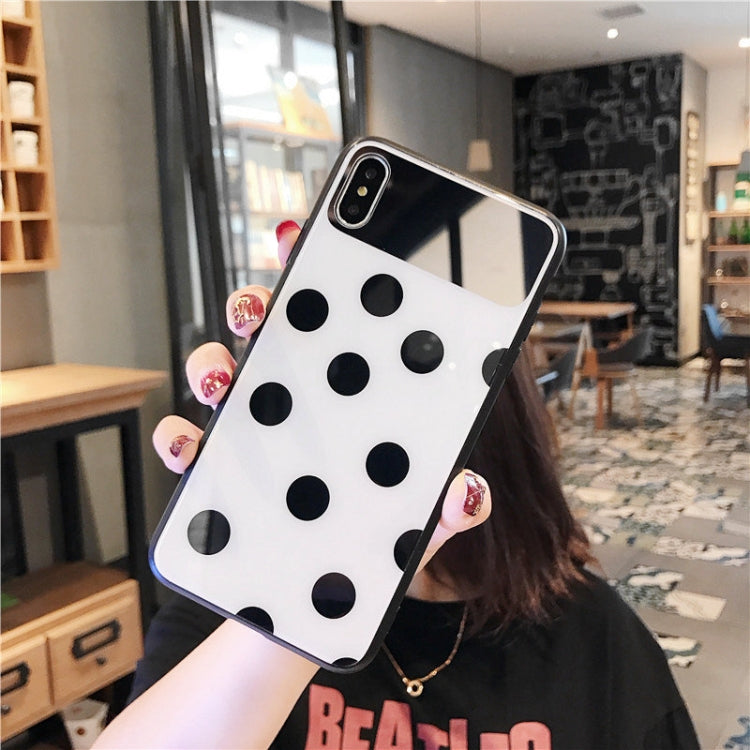 For iPhone XR Glass Protective Case